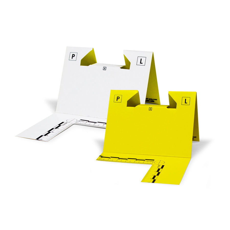 Arrowhead Forensics Single Use Cut Out ID Tents Reversible 100/pk-Tactical Gear UK