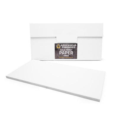 Arrowhead Forensics Sole Print Inkless Shoe Print Replacement Sensitized Paper 8x16 inches 100 pack-Tactical Gear UK