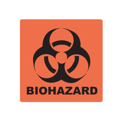 Arrowhead Forensics SureSeal Biohazard Labels on Rolls 1.5" x 1.5" - 250/roll-Tactical Gear UK