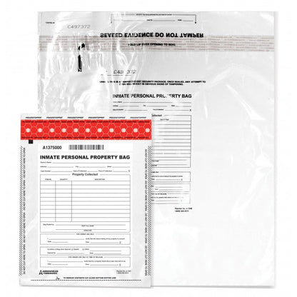 Arrowhead Forensics SureSeal Tamper Indicating Inmate Personal Property Storage Bag - 20” x 20” - 100/pk-Tactical Gear UK