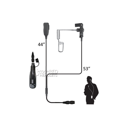 Code Red Headsets Investigator Two-Wire Microphone-Tactical Gear UK