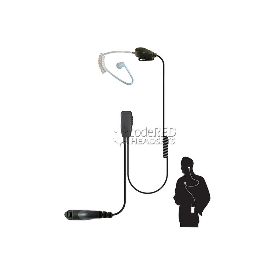 Code Red Headsets Recruit Single Wire Microphone-Tactical Gear UK