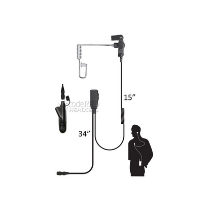 Code Red Headsets Sherlock QD Lapel Microphone-Tactical Gear UK