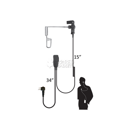 Code Red Headsets Sherlock Single Wire Acoustic Tube Earpiece-Tactical Gear UK