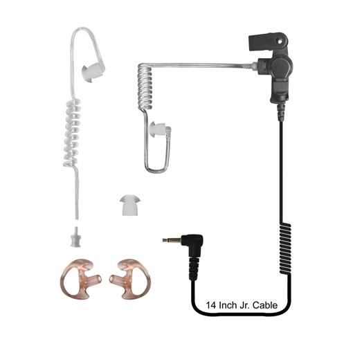Code Red Headsets Silent Jr Pack Earpiece Clear Acoustic Tube Listen Only for 2-Way Radios-Tactical Gear UK