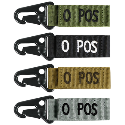 Condor Blood Type Key Chain-Tactical Gear UK