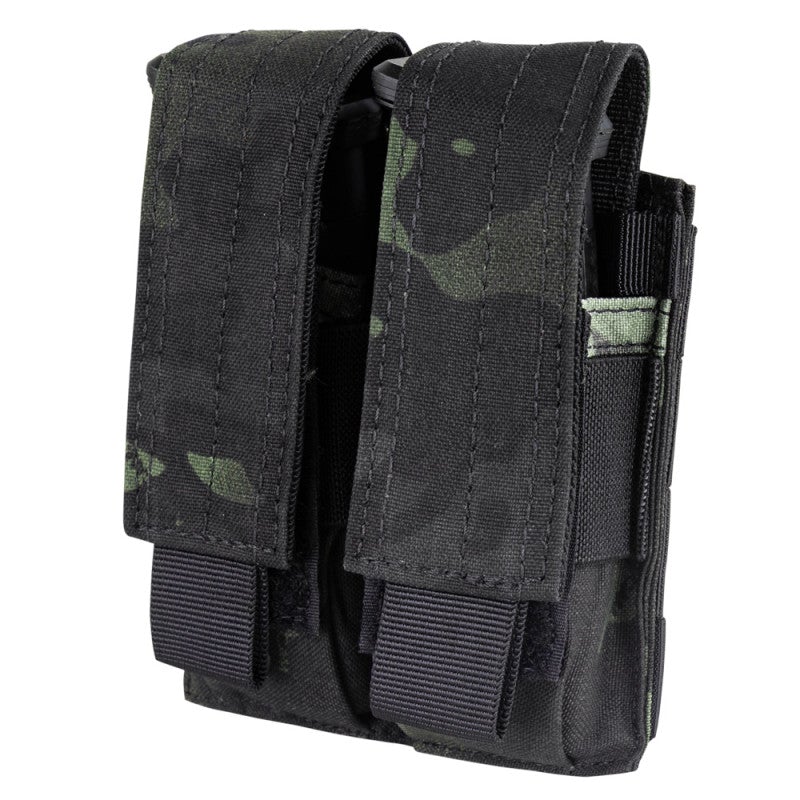 Condor Double Pistol Mag Pouch Multicam Black-Tactical Gear UK