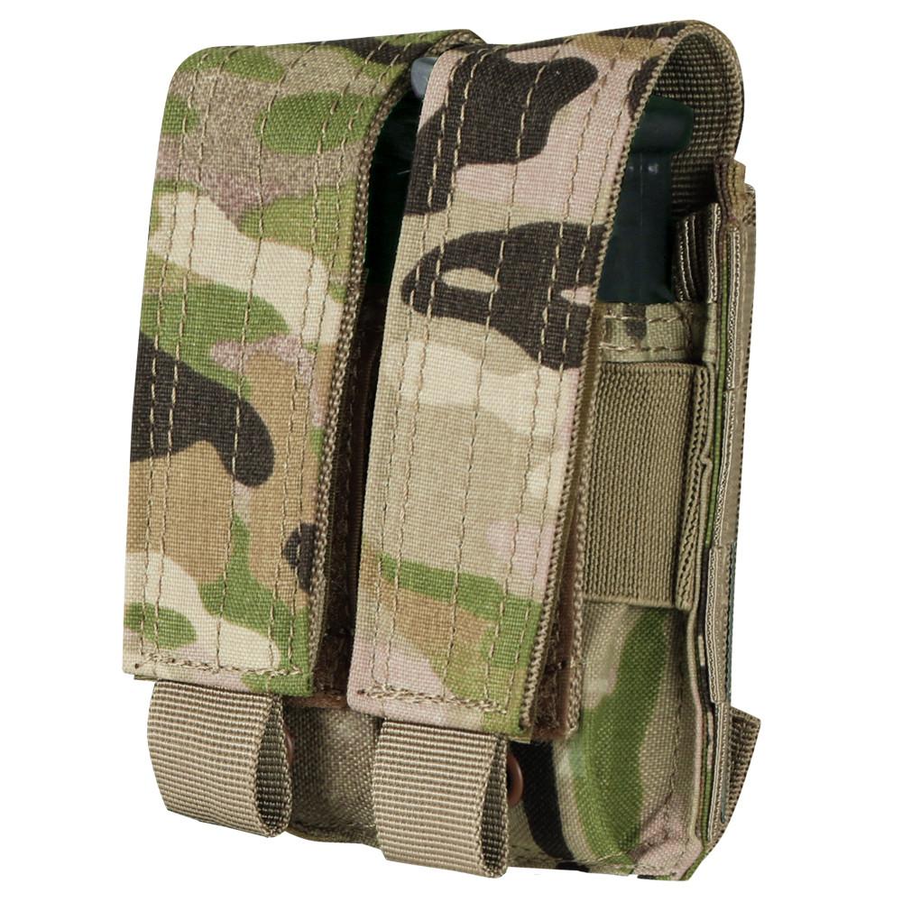 Condor Double Pistol Mag Pouch MultiCam-Tactical Gear UK