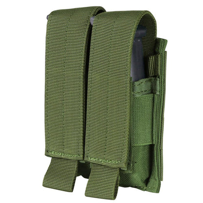 Condor Double Pistol Mag Pouch Olive Drab-Tactical Gear UK