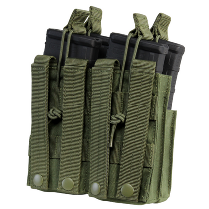 Condor Double Stacker Open Top M4 Mag Pouch MultiCam-Tactical Gear UK