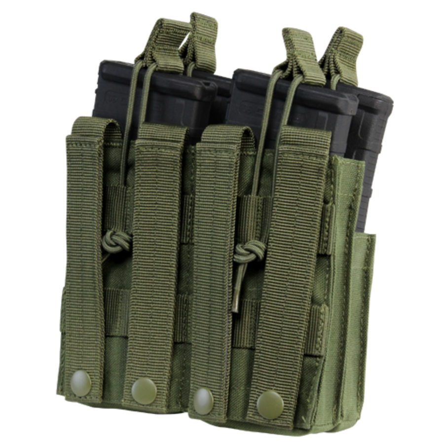 Condor Double Stacker Open Top M4 Mag Pouch MultiCam-Tactical Gear UK