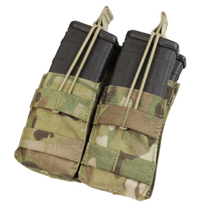 Condor Double Stacker Open Top M4 Mag Pouch MultiCam-Tactical Gear UK
