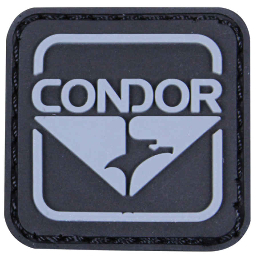 Condor Emblem PVC Patches Black-Tactical Gear UK