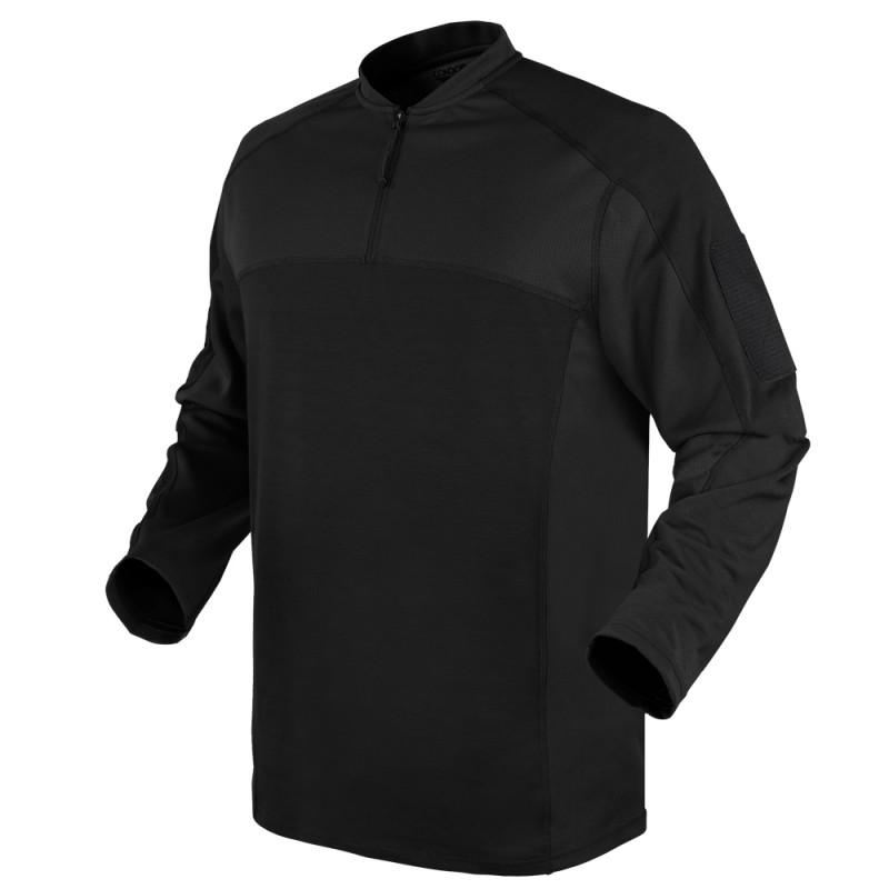 Condor Long Sleeve Trident Battle Top Black-Tactical Gear UK
