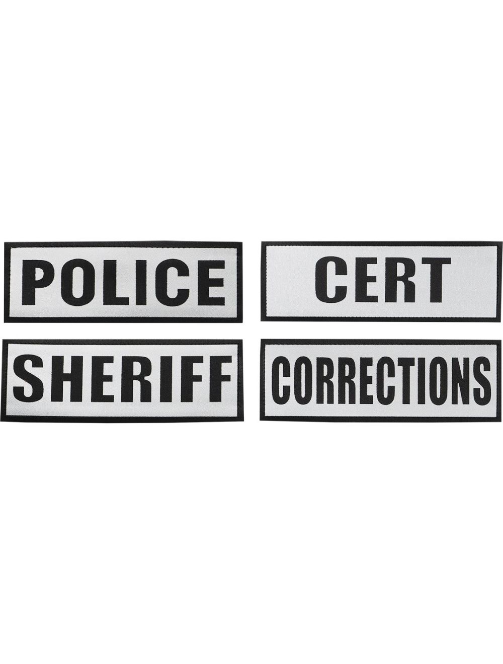 Damascus Protective Gear Police Reflective Name Patch-Tactical Gear UK