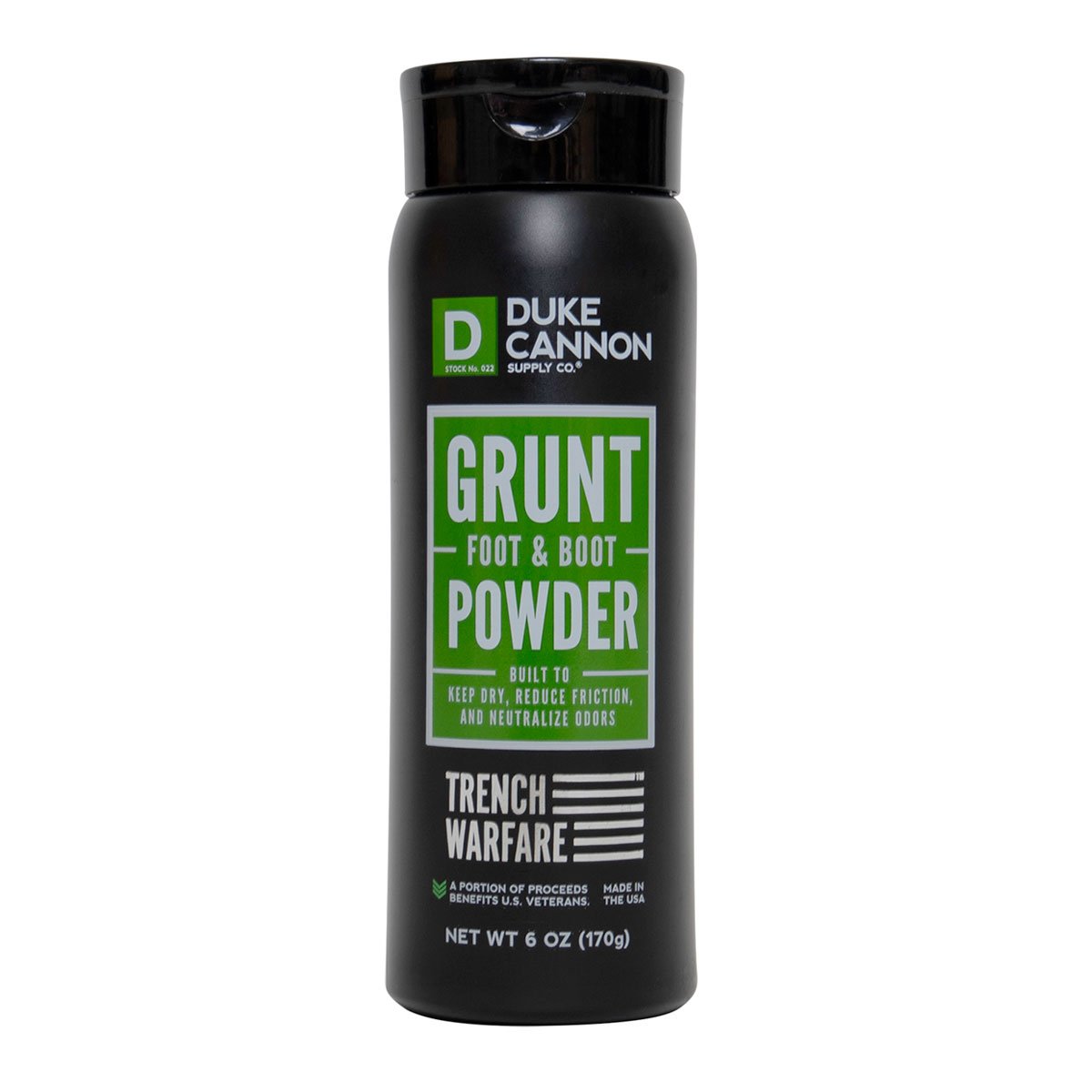 Duke Cannon Grunt Foot & Boot Powder 6oz-Tactical Gear UK