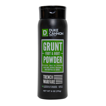 Duke Cannon Grunt Foot & Boot Powder 6oz-Tactical Gear UK