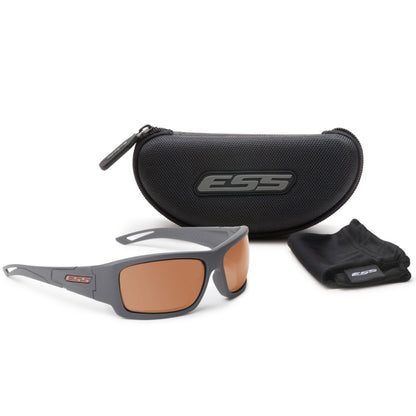 ESS Credence Sunglasses Gray Frame Mirrored Copper Lens-Tactical Gear UK