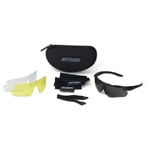 ESS Crosshair 3 Lens - Clear, Smoke Gray & Hi Def Yellow Lenses EE9014-05-Tactical Gear UK