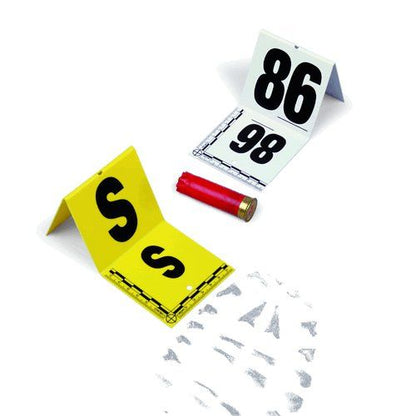 EVI-PAQ Cut-Out ID Tents Set 1-60 Marker Labels Yellow-Tactical Gear UK