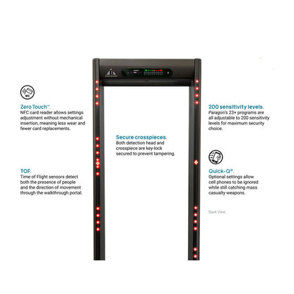 Garrett Paragon Walk-Through Metal Detector-Tactical Gear UK