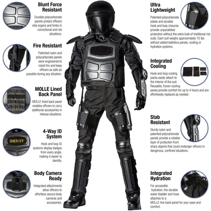 Haven Gear Patrol Riot Suit Black-Tactical Gear UK