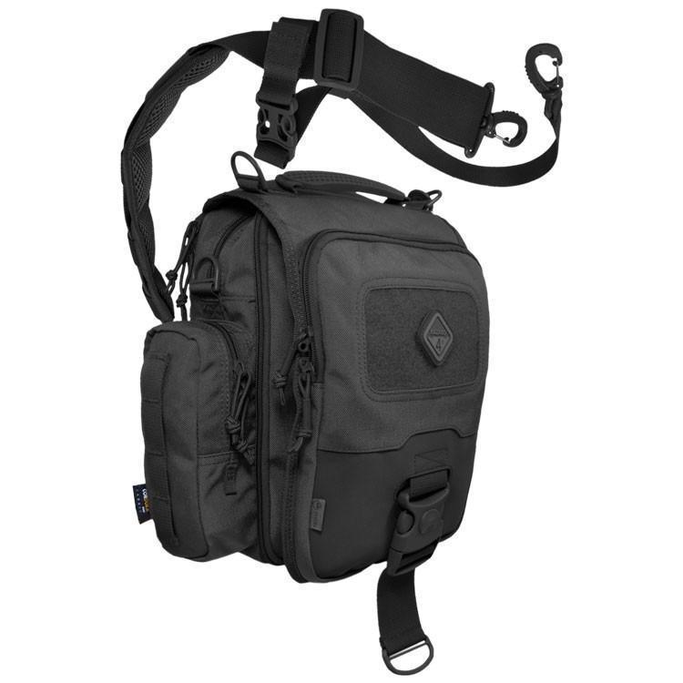 Hazard 4 Kato iPad/Tablet Mini-Messenger Bag w/ MOLLE Black-Tactical Gear UK