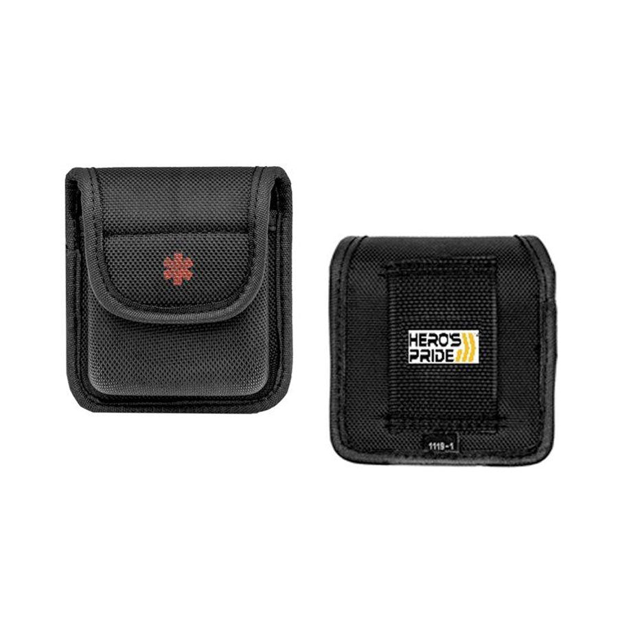 Hero's Pride Ballistic NARCAN Nasal Spray Case with Hidden Snap Plain Black-Tactical Gear UK
