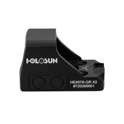 Holosun Miniature Reflex Optical Sight HE407K X2-Tactical Gear UK