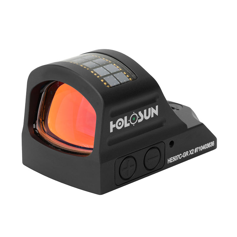Holosun Open Reflex Optical Sight with Solar Panel HS507C X2/HE507C-GR X2-Tactical Gear UK