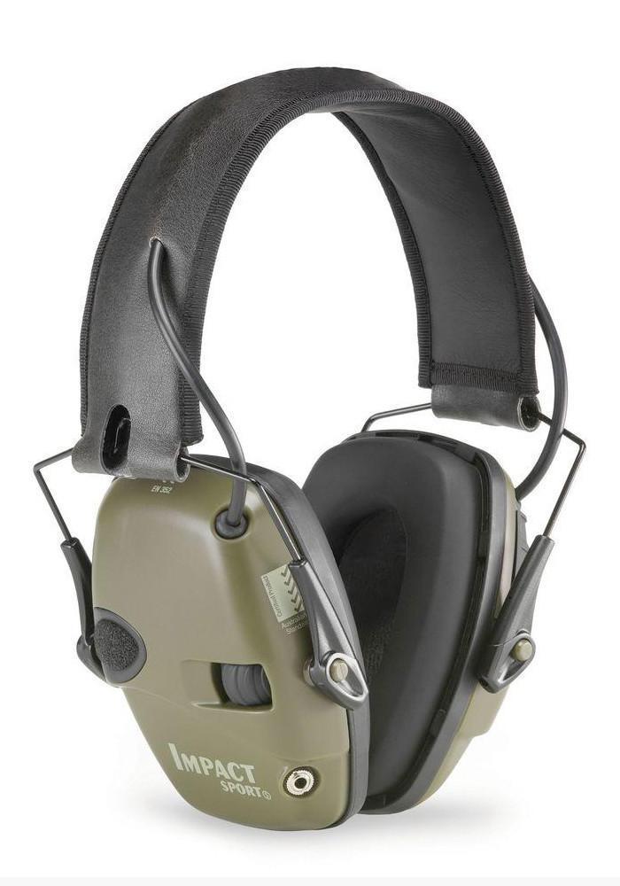 Howard Leight R-01526 Impact Sport Electronic Earmuff Hunter Green Colour-Tactical Gear UK