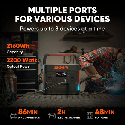 Jackery Explorer 2000Wh Pro Portable Power Station-Tactical Gear UK