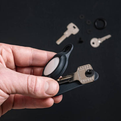 KeySmart Air Flex Silicone Key Holder for AirTag Black-Tactical Gear UK
