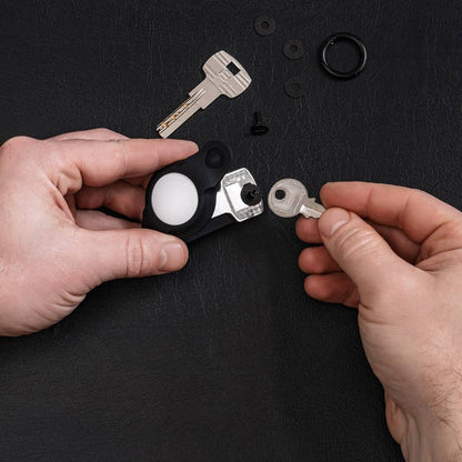 KeySmart Air Flex Silicone Key Holder for AirTag Black-Tactical Gear UK