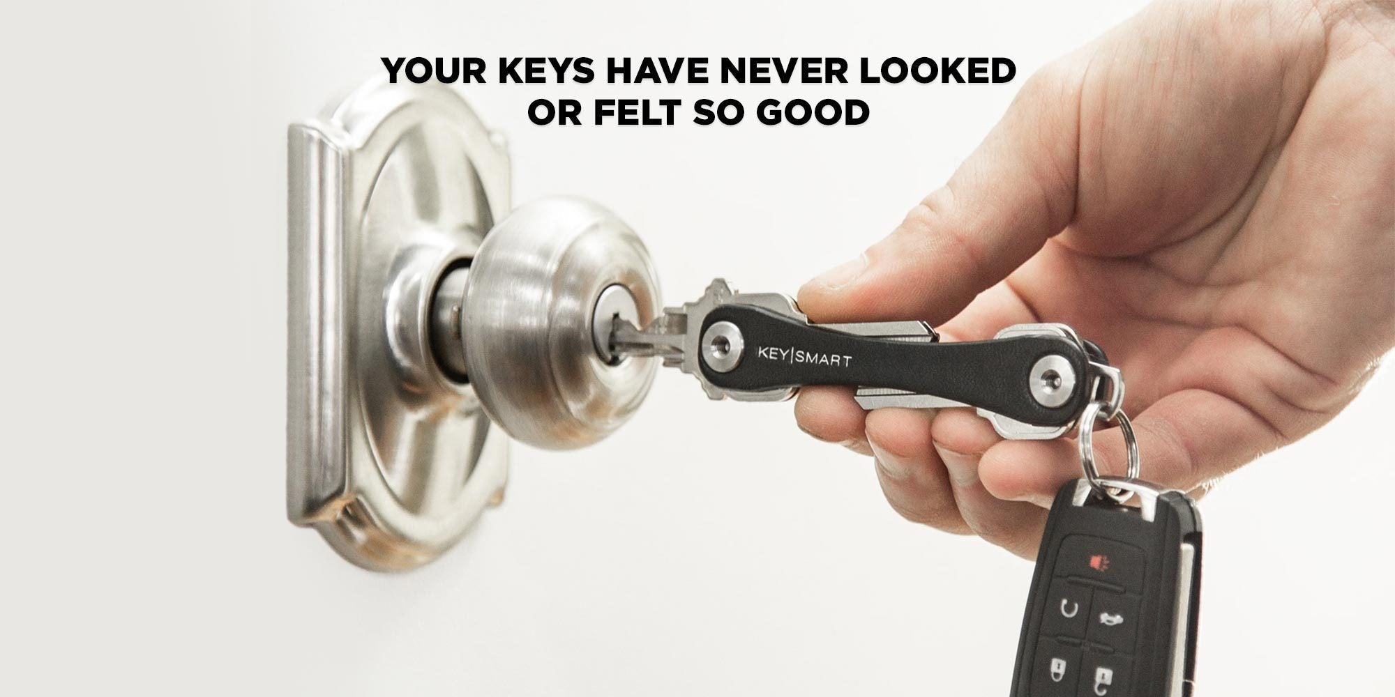 KeySmart Key Holder Leather up to 8 Keys-Tactical Gear UK