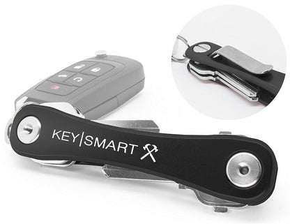 KeySmart Rugged Aluminum Belt Clip and Bottle Opener Black-Tactical Gear UK