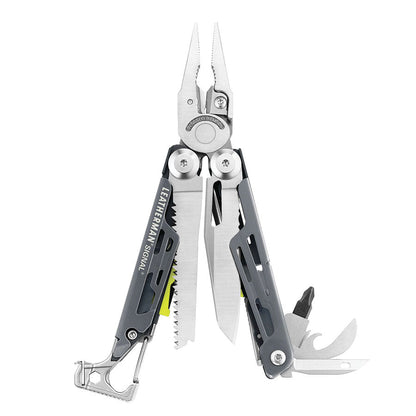 Leatherman Signal Grey with Button Sheath Box-Tactical Gear UK