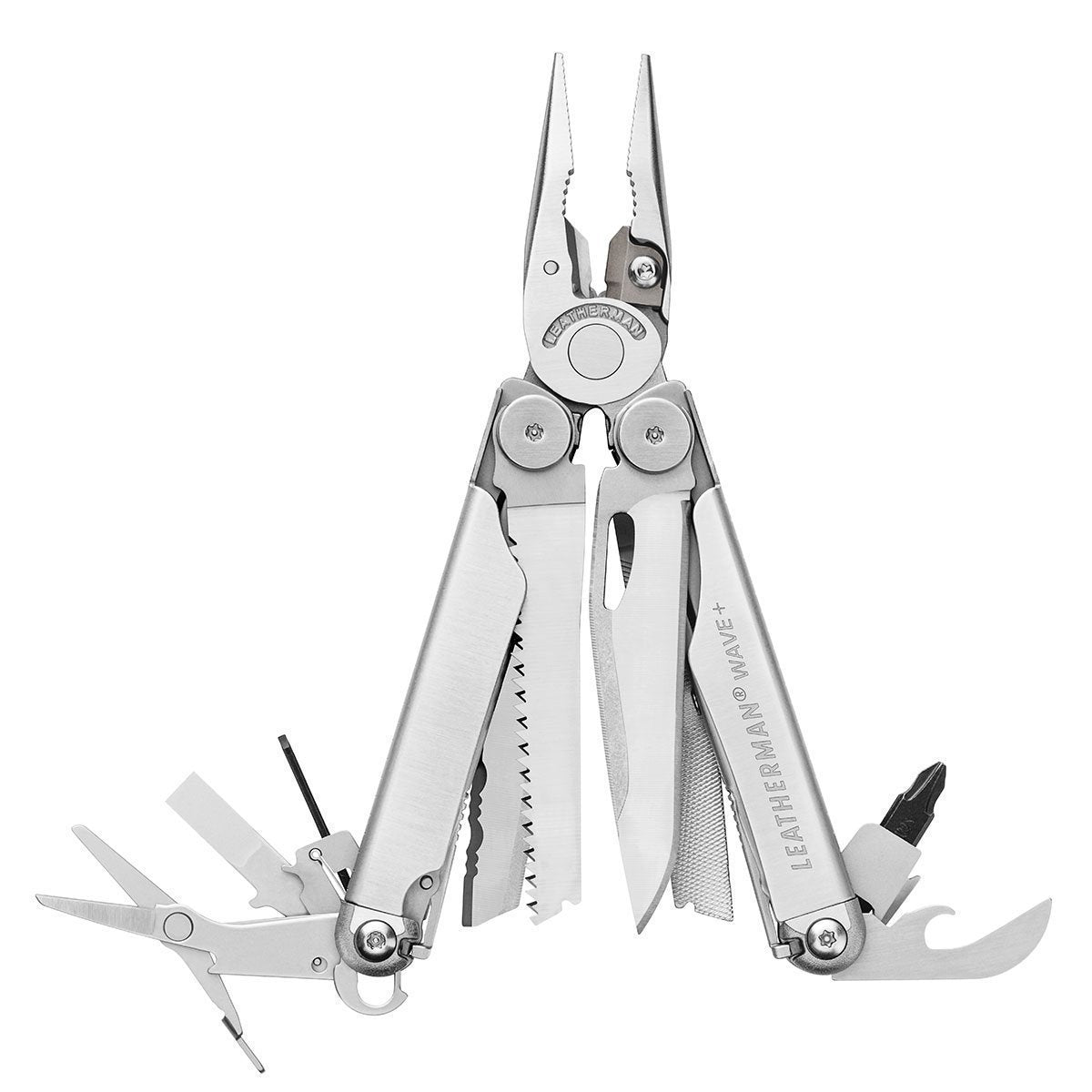 Leatherman Wave Plus + Stainless Steel-Tactical Gear UK