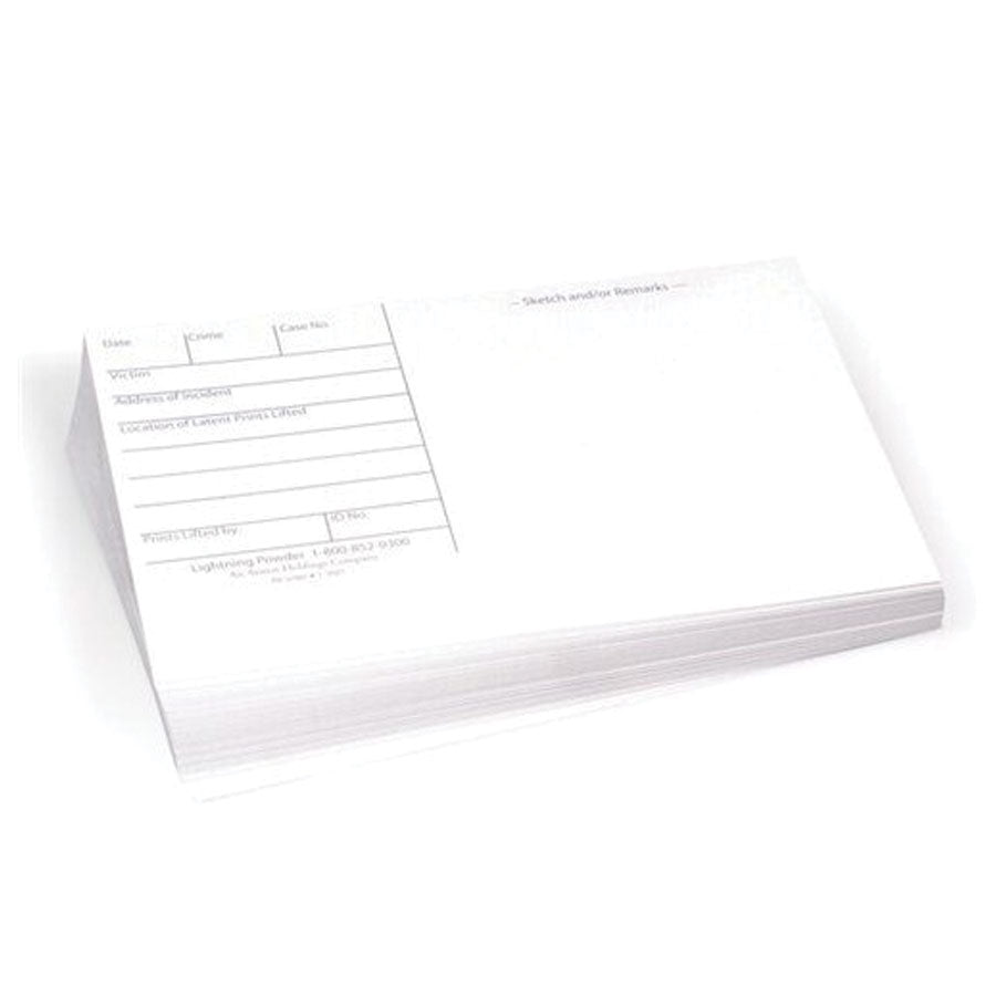 Lightning Powder Backing Cards 5.5 x 8.5 White Pack of 100-Tactical Gear UK