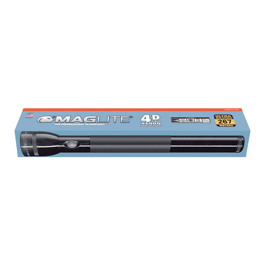 Maglite 4 Cell D Xenon Incandescent Flashlight in Display Box-Tactical Gear UK
