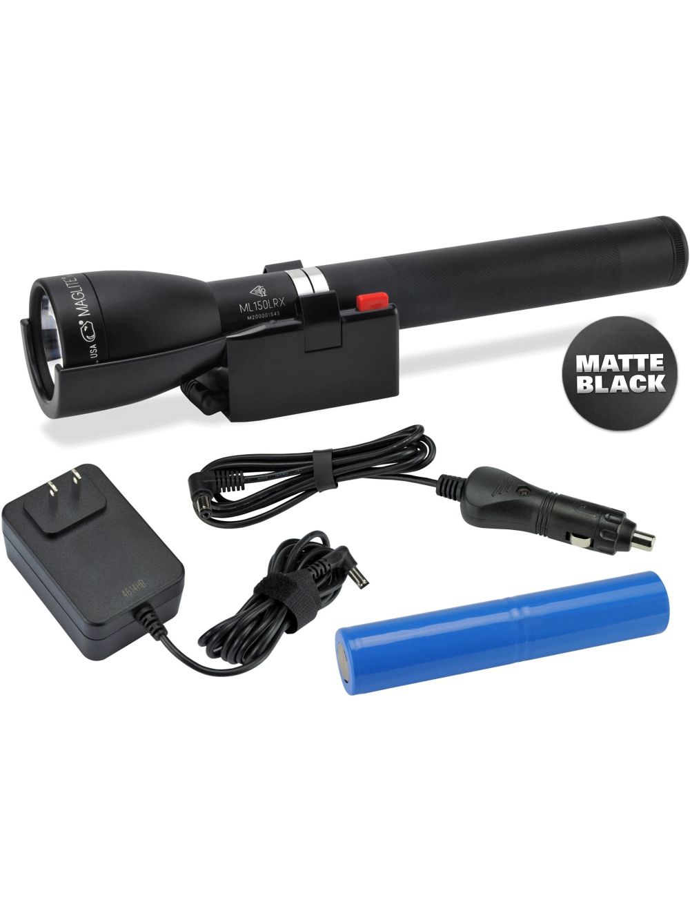 Maglite Rechargeable LED Flashlight Matt Black ML150LRX-Tactical Gear UK