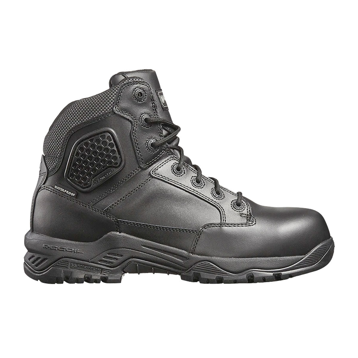 Magnum Strike Force 6.0 Leather Side-Zip Composite Toe Waterproof Boot Black-Tactical Gear UK