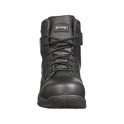 Magnum Strike Force 6.0 Leather Side-Zip Composite Toe Waterproof Men's Boot Black MSF645-Tactical Gear UK