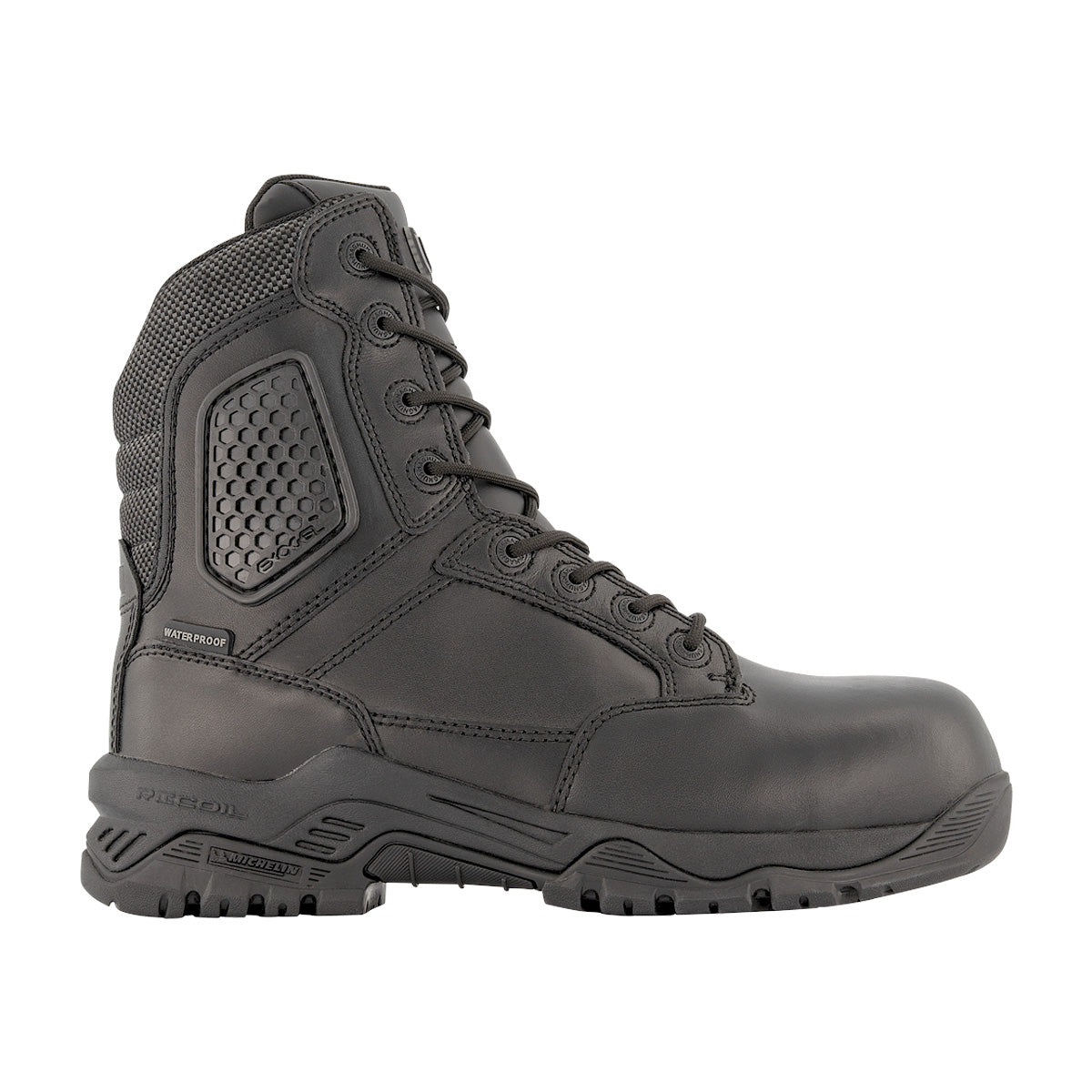 Magnum Strike Force 8.0 Leather Side-Zip Waterproof iShield Boot 50j Black-Tactical Gear UK