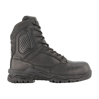 Magnum Strike Force 8.0 Leather Side-Zip Waterproof iShield Boot 50j Black-Tactical Gear UK