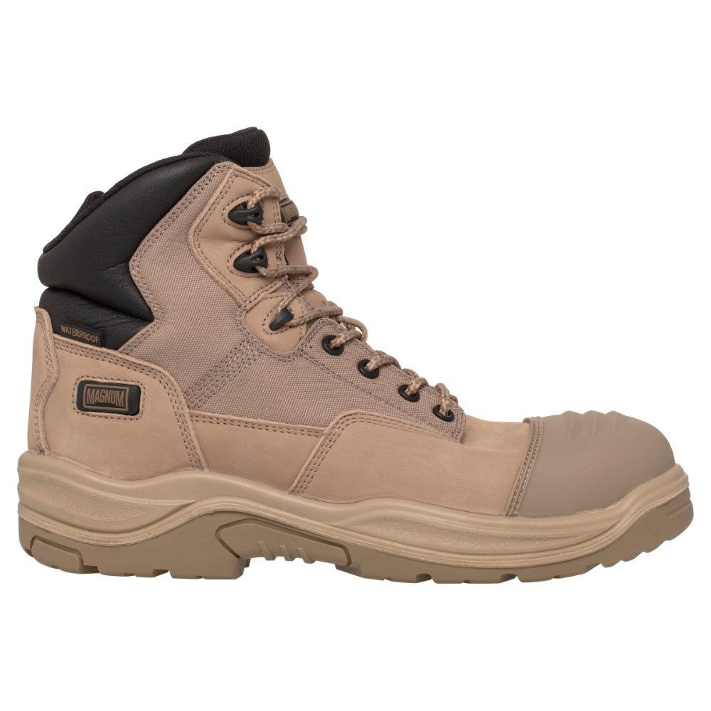 Magnum Trademaster Lite Composite Toe Side Zip Waterproof Boot Stone-Tactical Gear UK