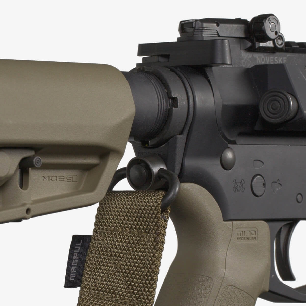 MagPul Quick Detach Ambidextrous Sling Attachment Point BK ASAP QD-Tactical Gear UK