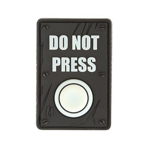 Maxpedition Do Not Press Morale Patch - Glow-Tactical Gear UK