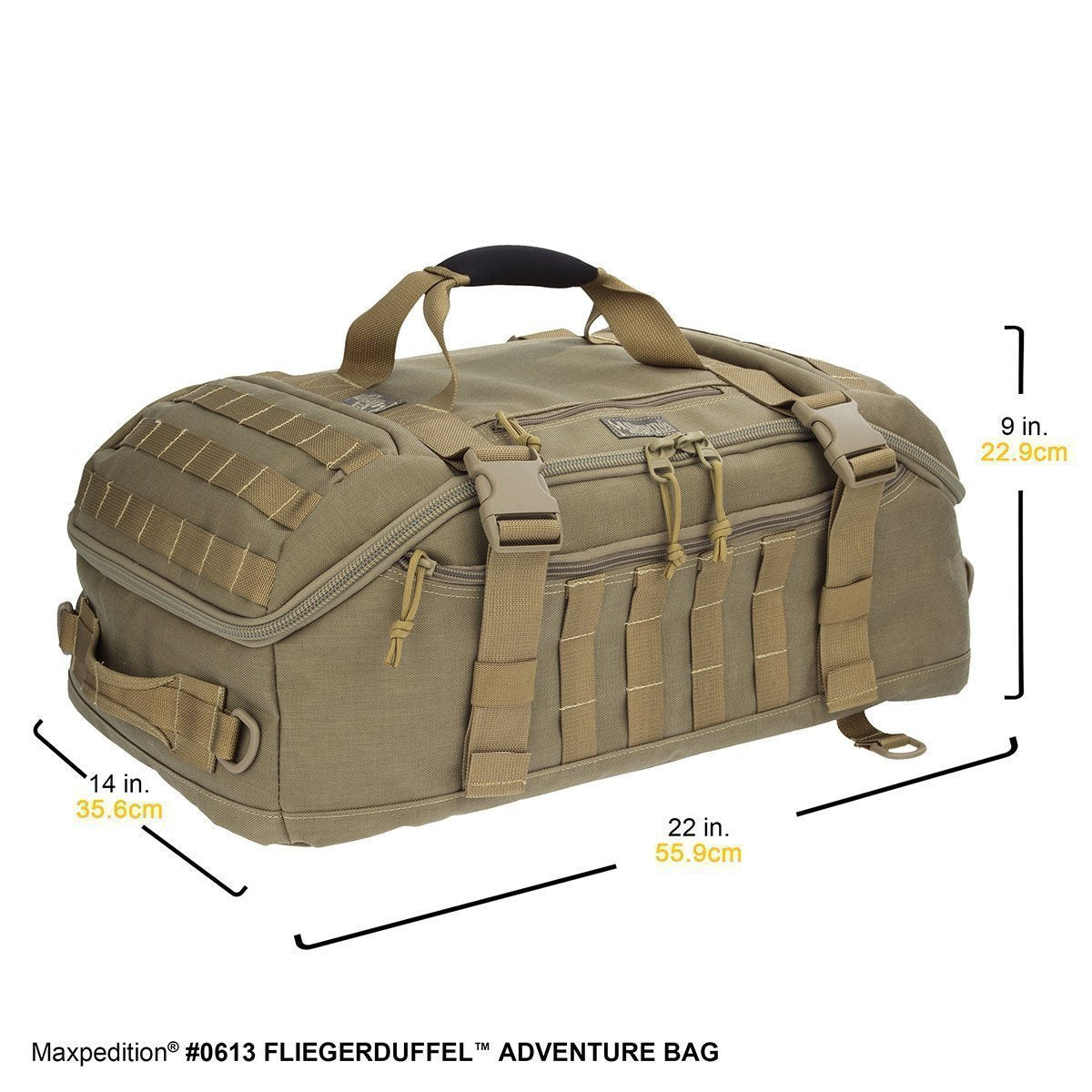 Maxpedition Fliegerduffel Adventure Duffle Bag and Backpack-Tactical Gear UK