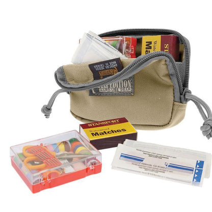 Maxpedition Hook & Loop 3x 5 Inches Zipper Pocket Khaki Foliage-Tactical Gear UK